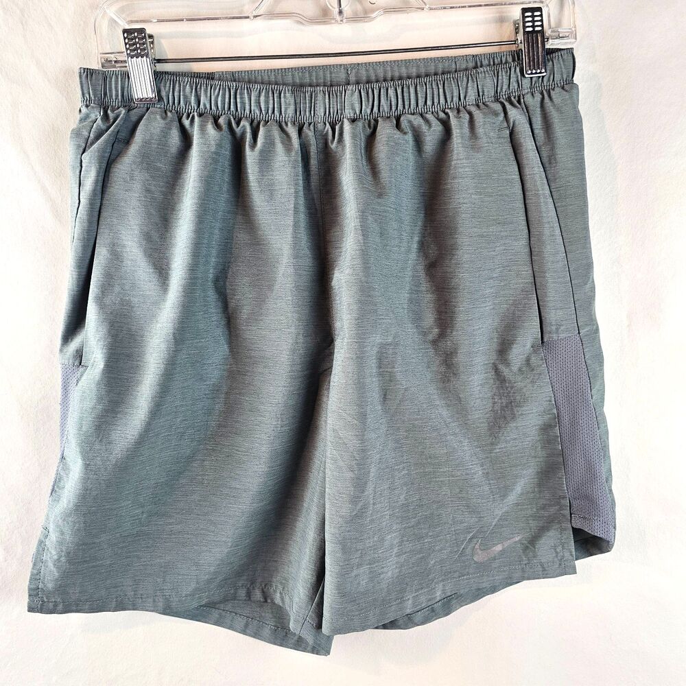 Nike Challenger Shorts Mens Small Gray Athletic Running Lined Dri-Fit Workout